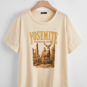 Yosemite Nation Park Shein T-Shirt